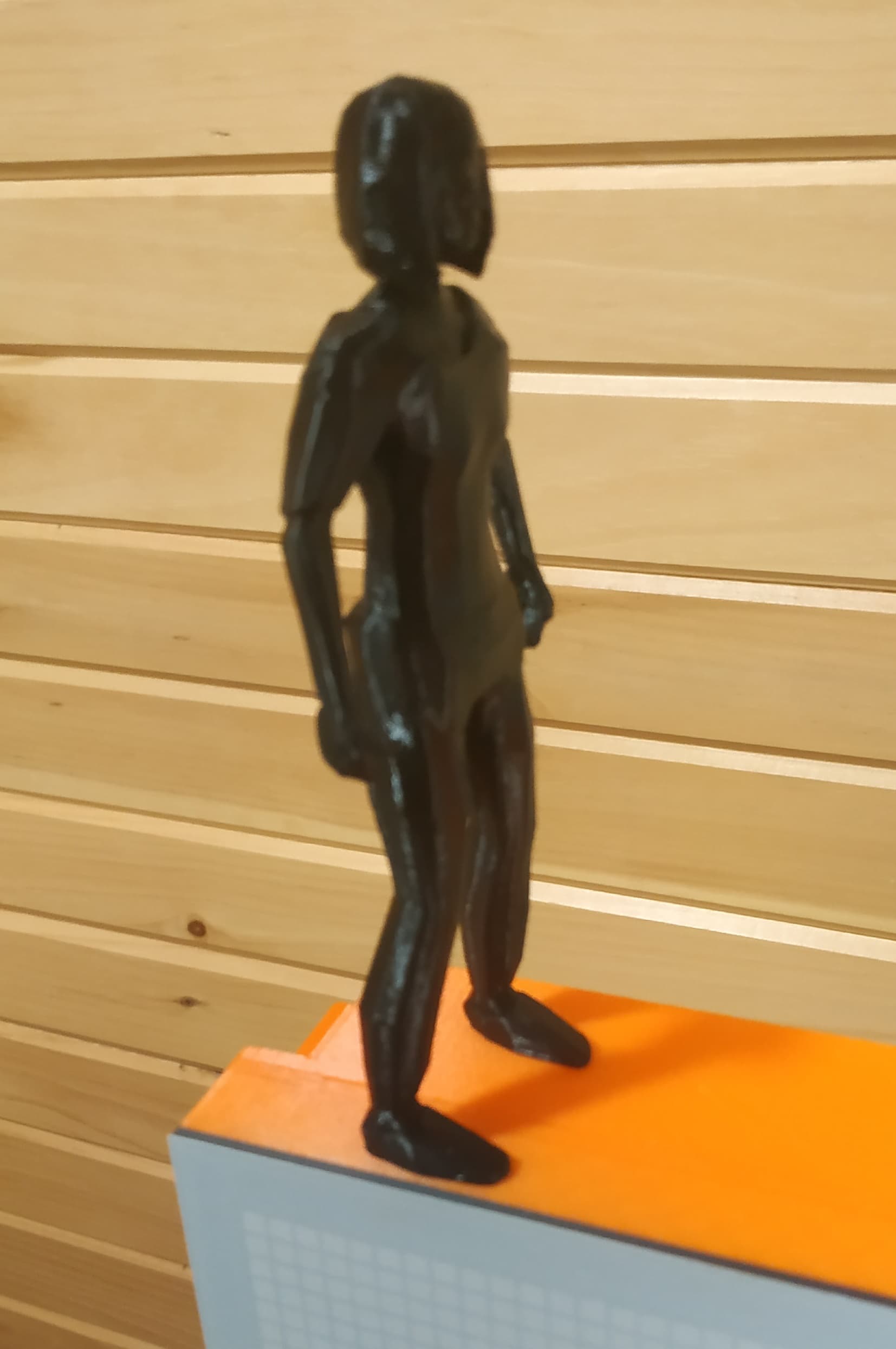 Low-Poly Female Character Figurine view 4
